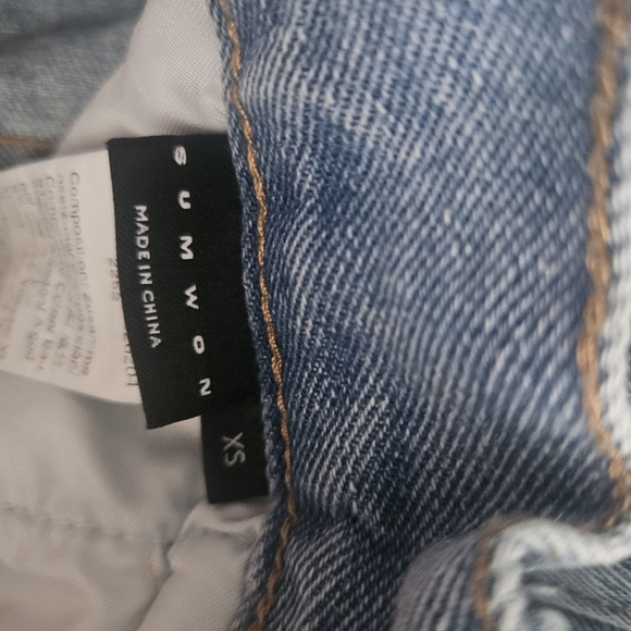 Blue Relaxed Fit Jeans with Graphics - Picture 4 of 8